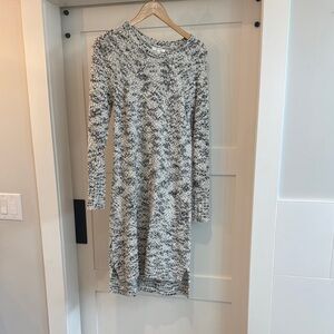 Stylish Gray Knit Dress